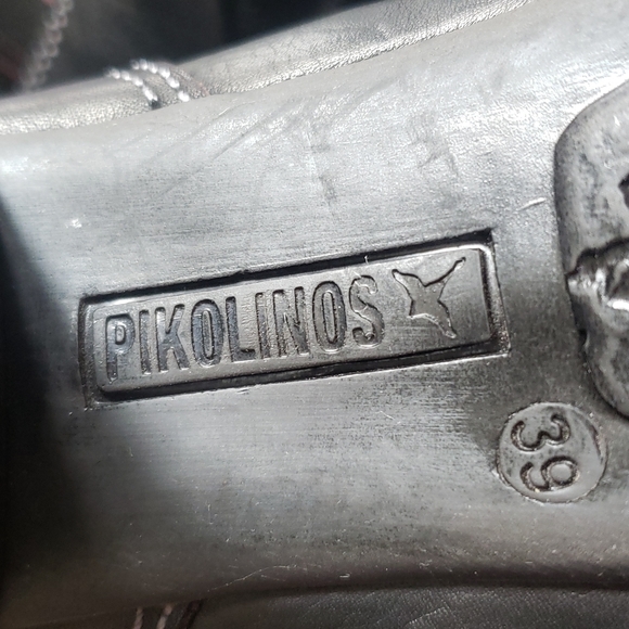 PIKOLINOS Black Ankle Boots with Pink Accents - Picture 12 of 12